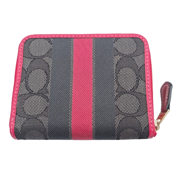 Coach Dempsey Patch Gallery Wristlet Pouch & Zip Around Wallet Bundle - 2 Pieces - Picture 10 of 16